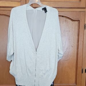Lane Bryant Soft Gray Women's Cardigan